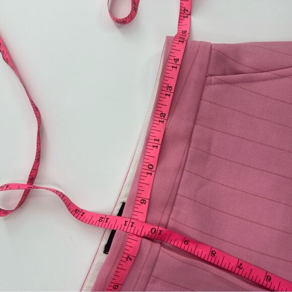 NWT Me + Em Pinstripe Tailoring Man Pant
Pink Orange sz 6 - Picture 4 of 6